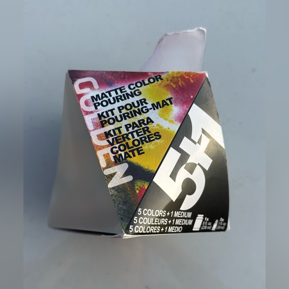 Golden 5 +1 Matte Coloring Pouring Kit